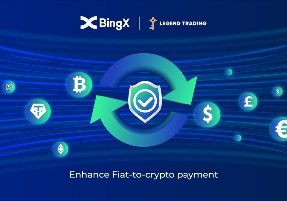 همکاری صرافی BingX با Legend Trading برای تقویت فیات به کریپتو