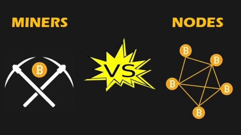 تفاوت نود و ماینر بیت کوین چیست؟